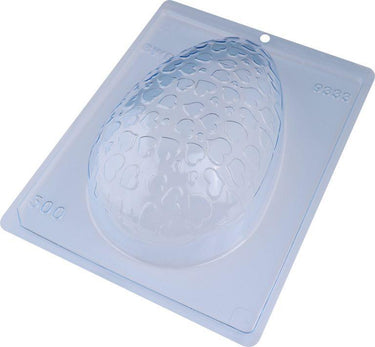 Heart Textured Easter Egg Chocolate Mold (500g Shell) - ViaCheff.com